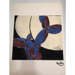 Frantisek Kupka 50x70 cm-ko litografia-sorta ziurtatua