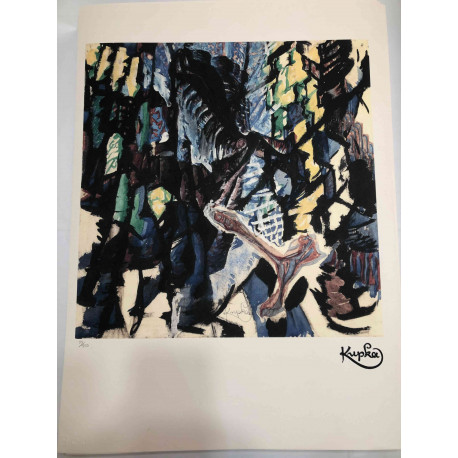 Frantisek Kupka Lithographie Offset 50x70 cm zertifiziert