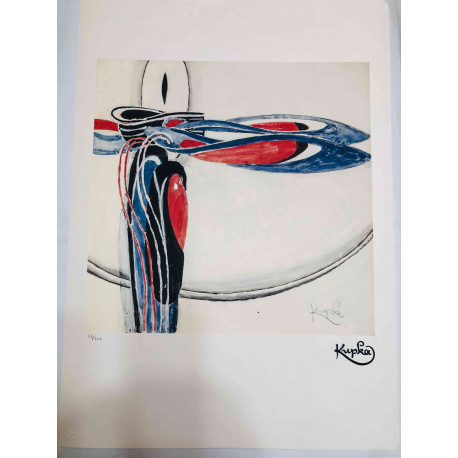 František Kupka Litografická ofsetová souprava 50x70 cm certifikovaná