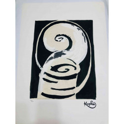 Frantisek Kupka Litografía off set 50x70 cm certificada