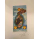 Salvador Dali Serie Tarot Litografía off set 50x70 cm certificada