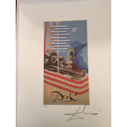 Seria Salvador Dali Tarot Zestaw litograficzny offsetowy 50x70 cm certyfikowany