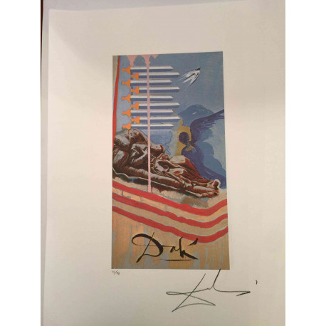 Seria Salvador Dali Tarot Zestaw litograficzny offsetowy 50x70 cm certyfikowany