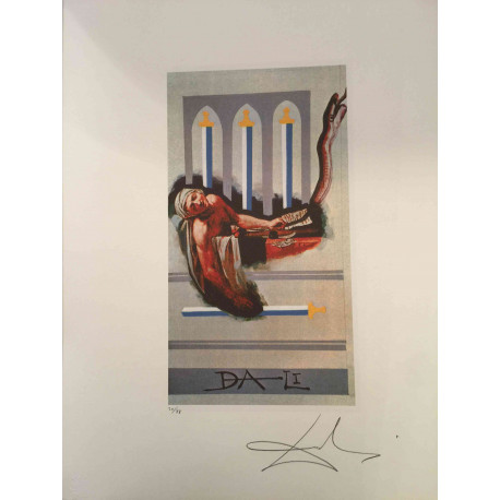 Série Tarot Salvador Dali Lithographie hors set 50x70 cm certifiée