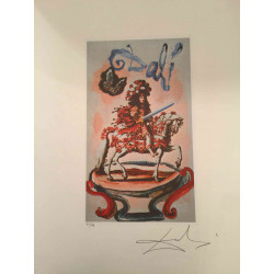 Salvador Dali Tarot series Off set lithograph cm 50x70 certified
