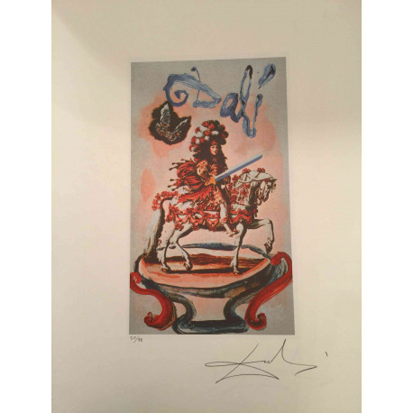 Salvador Dali Tarot series Off set lithograph cm 50x70 certified