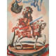 Salvador Dali Tarot series Off set lithograph cm 50x70 certified
