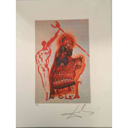 Salvador Dali Tarot series Off set lithograph cm 50x70 certified