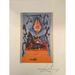 Salvador Dali Tarot serie Lithografie off set 50x70 cm gecertificeerd