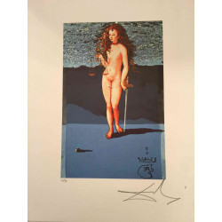 Salvador Dali Tarot series Off set lithograph cm 50x70 certified