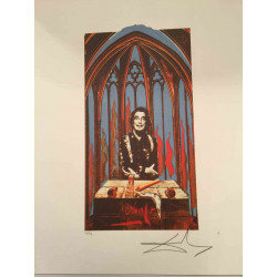 Salvador Dali  serie Tarocchi Litografia off set cm 50x70   certificata