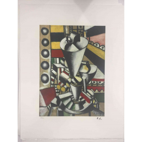 Fernand Léger Litografía off set 50x65 cm certificada