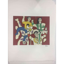 Fernand Léger Litografía off set 50x65 cm certificada