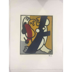 Fernand Léger Litografía off set 50x65 cm certificada