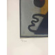 Fernand Léger Lithographie hors set 50x65 cm certifiée