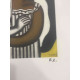 Fernand Léger Litografía off set 50x65 cm certificada
