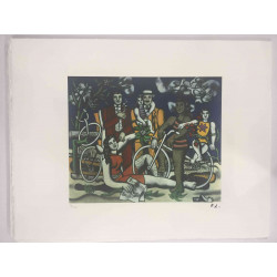 Fernand Léger Litografía off set 50x65 cm certificada