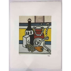 Fernand Léger Litografía off set 50x65 cm certificada
