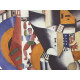 Fernand Léger Litografía off set 50x65 cm certificada