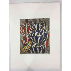 Fernand Léger Litografía off set 50x65 cm certificada