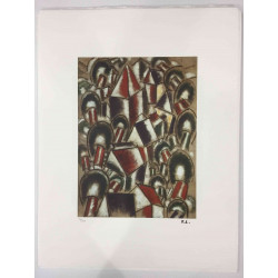 Fernand Leger Off set lithograph cm 50x65 certified