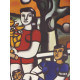 Fernand Leger Off set lithograph cm 50x65 certified