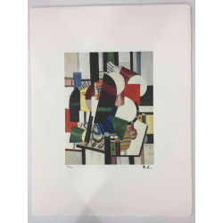 Fernand Léger Litografía off set 50x65 cm certificada