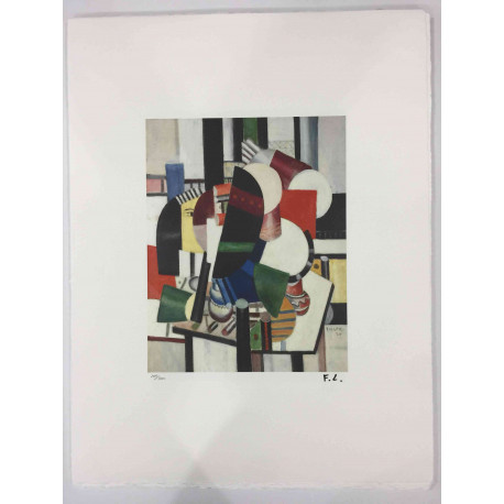 Fernand Léger Litografía off set 50x65 cm certificada