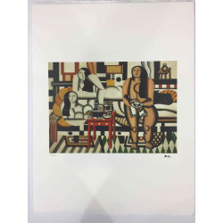 Fernand Leger Lithographie Offset 50x65 cm zertifiziert