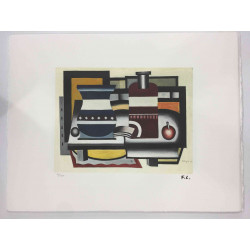Fernand Léger Litografía off set 50x65 cm certificada