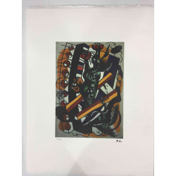 Fernand Léger Litografía off set 50x65 cm certificada