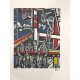 Fernand Léger Litografía off set 50x65 cm certificada