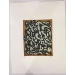 Fernand Léger Litografía off set 50x65 cm certificada