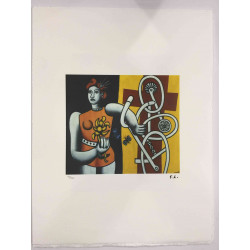 Fernand Leger Litografia off set cm 50x65   certificata