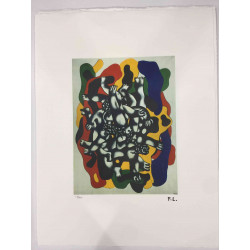 Fernand Léger Litografía off set 50x65 cm certificada