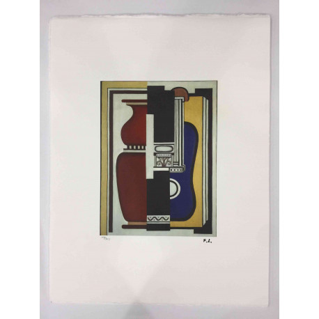 Fernand Léger Litografía off set 50x65 cm certificada
