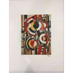 Fernand Léger Litografía off set 50x65 cm certificada