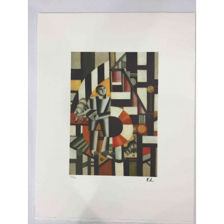 Litografická súprava Fernand Leger certifikovaná 50x65 cm