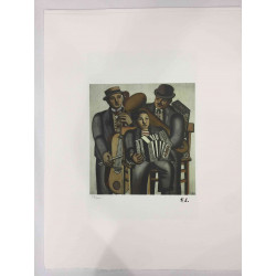 Fernand Léger Litografía off set 50x65 cm certificada