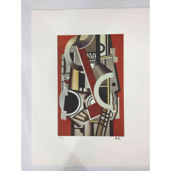 Fernand Léger Litografía off set 50x65 cm certificada