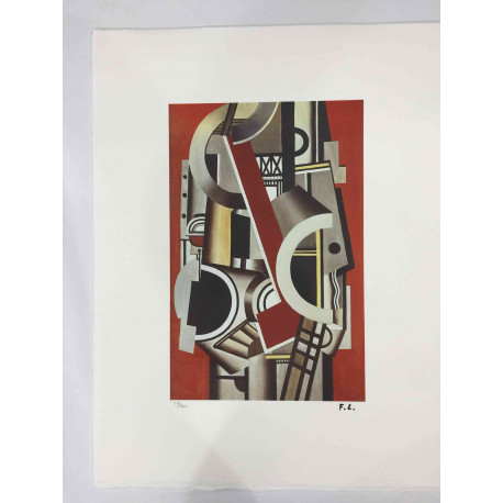 Fernand Léger Litografía off set 50x65 cm certificada