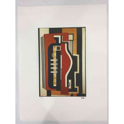 Fernand Léger Litografía off set 50x65 cm certificada