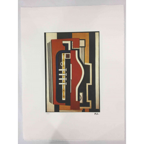 Fernand Léger Litografía off set 50x65 cm certificada