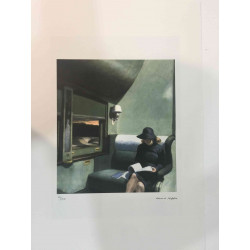 Edward Hopper Off set lithograph cm 57x38 certified