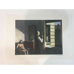 Edward Hopper Off set lithograph cm 57x38 certified