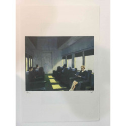 Edward Hopper Off set lithograph cm 57x38 certified