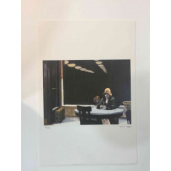 Edward Hopper Off set lithograph cm 57x38 certified