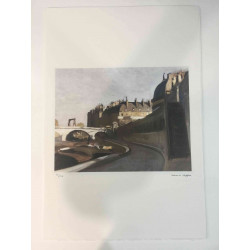 Edward Hopper Off set lithograph cm 57x38 certified