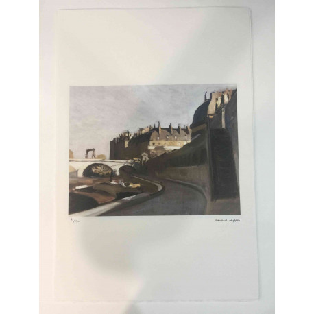Edward Hopper Off set lithograph cm 57x38 certified