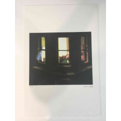 Edward Hopper Off set lithograph cm 57x38 certified